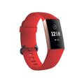 Curea Bratara Edman pentru Fitbit Charge 3 / 4, marimea S, Rosu
