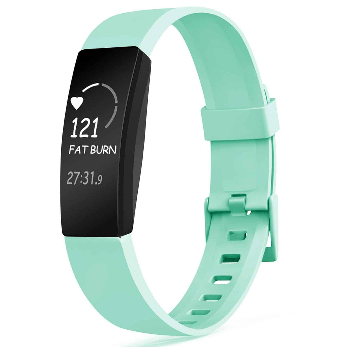 Curea Bratara Edman pentru Fitbit Inspire, marimea S, Mint