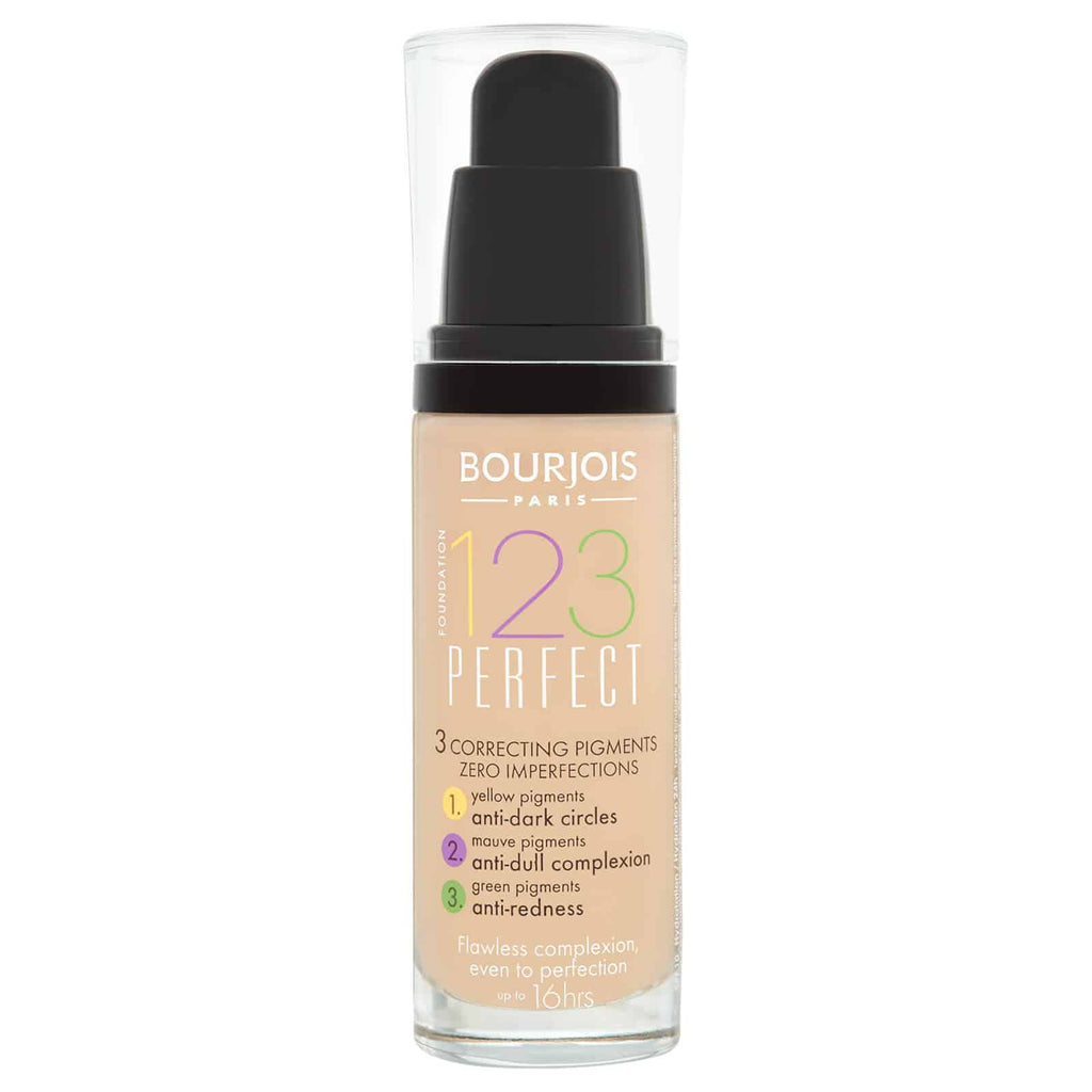 Fond de ten Bourjois 123 Perfect 58 Dark Bronze SPF 10, 30 ml
