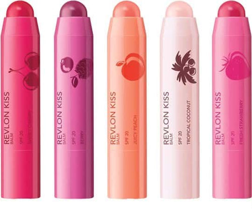 Revlon Kiss KISSABLES lip balm set, 5 pieces, different flavours