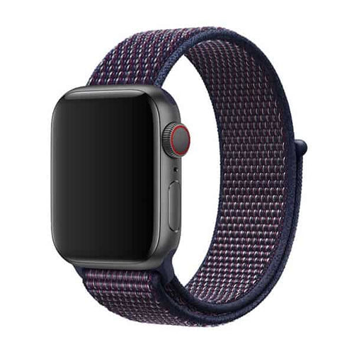 Edman nylon textile strap for Apple Watch Ultra 1-2/SE/10/9/8/7/6/5/4/3/2/1