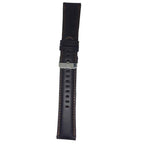 Curea din piele Edman compatibila cu Samsung Gear S3, telescoape Quick Release, 22mm, Maro inchis