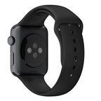 Curea silicon Edman compatibila Apple Watch 3, 42mm, Negru