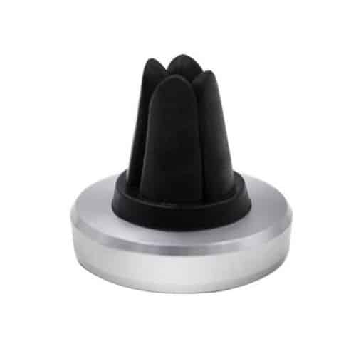 Suport auto magnetic Edman pentru masina cu prindere in grila de ventilatie, Argintiu