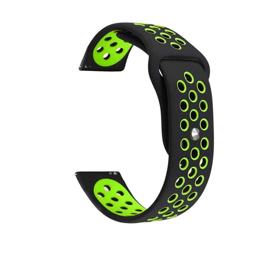 Edman sport silicone strap compatible with Samsung Gear S3, quick release pins, 22mm