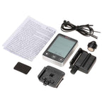Ciclocomputer Vitezometru Wireless Bicicleta cu Touchscreen, rezistent la apa, cu 24 functii, Edman Bogeer YT-308, Gri