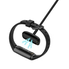 Cablu de incarcare Edman pentru Bratara Fitbit Charge 5 / Fitbit Luxe, functie Reset, Negru