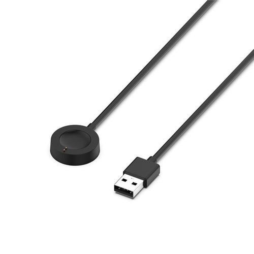 Edman smartwatch charging cable for Fossil Gen 6 / Fossil Gen 4 / Fossil Gen 5, 1m, watch charger, Black