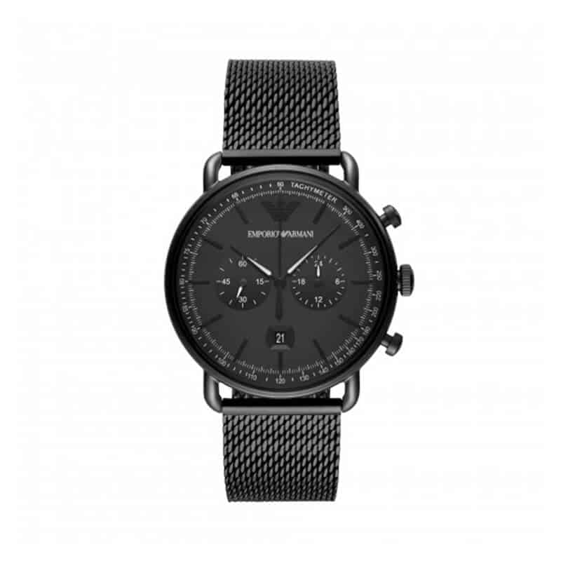 Ceas barbatesc Emporio Armani AR11264 Aviator Chronograph Quartz Black