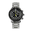 Ceas barbatesc Seiko SNA411 Flight Chronograph Steel Black