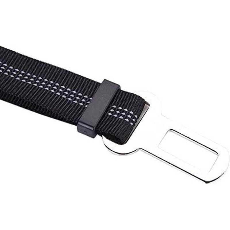 Centura de siguranta Edman pentru caini, ajustabil, 50-84 cm, Negru