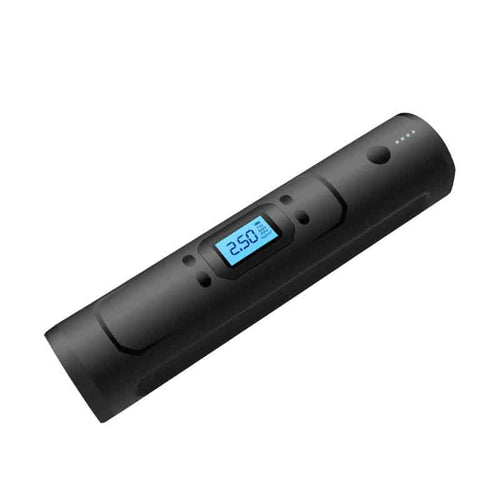 Edman LC-310 portable cordless air compressor for car/motorcycle/hobby, pressure gauge, auto shut-off, LED display, Black