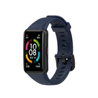 Curea Bratara Edman pentru Huawei Honor Band 6, siliconica, Albastru Inchis