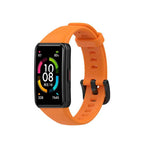 Curea Bratara Edman pentru Huawei Honor Band 6, siliconica, Portocaliu