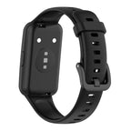 Curea Bratara Edman pentru Huawei Honor Band 7, siliconica, Negru