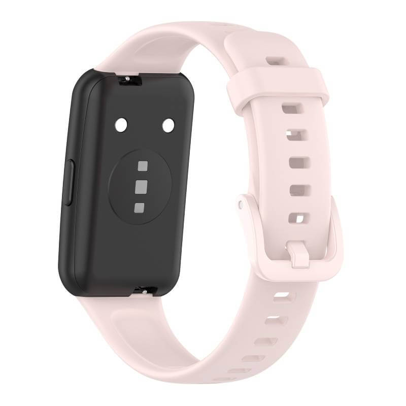 Curea Bratara Edman pentru Huawei Honor Band 7, siliconica, Roz