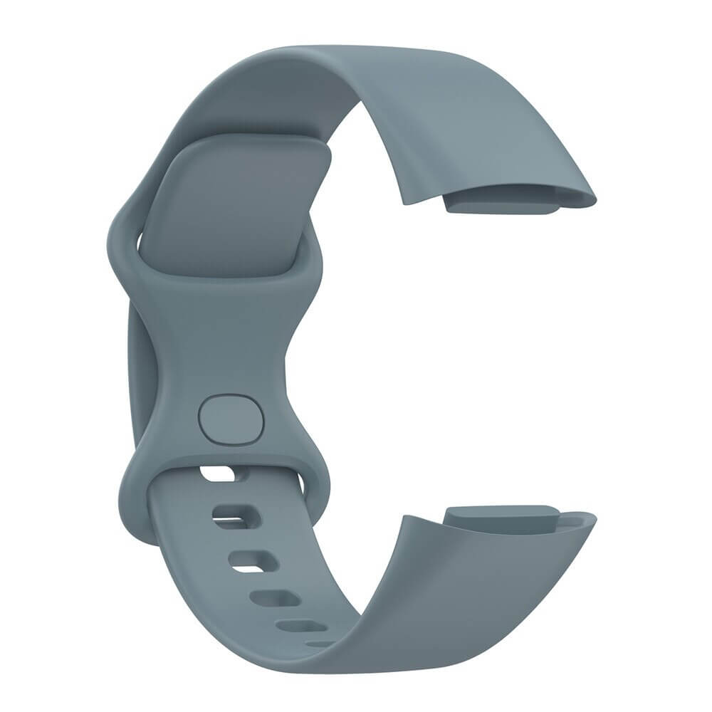 Bratara siliconica Edman pentru Fitbit Charge 5/6, marimea S, Albastru