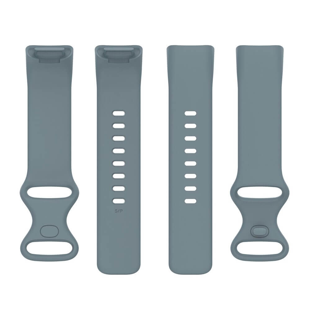Bratara siliconica Edman pentru Fitbit Charge 5/6, marimea S, Albastru