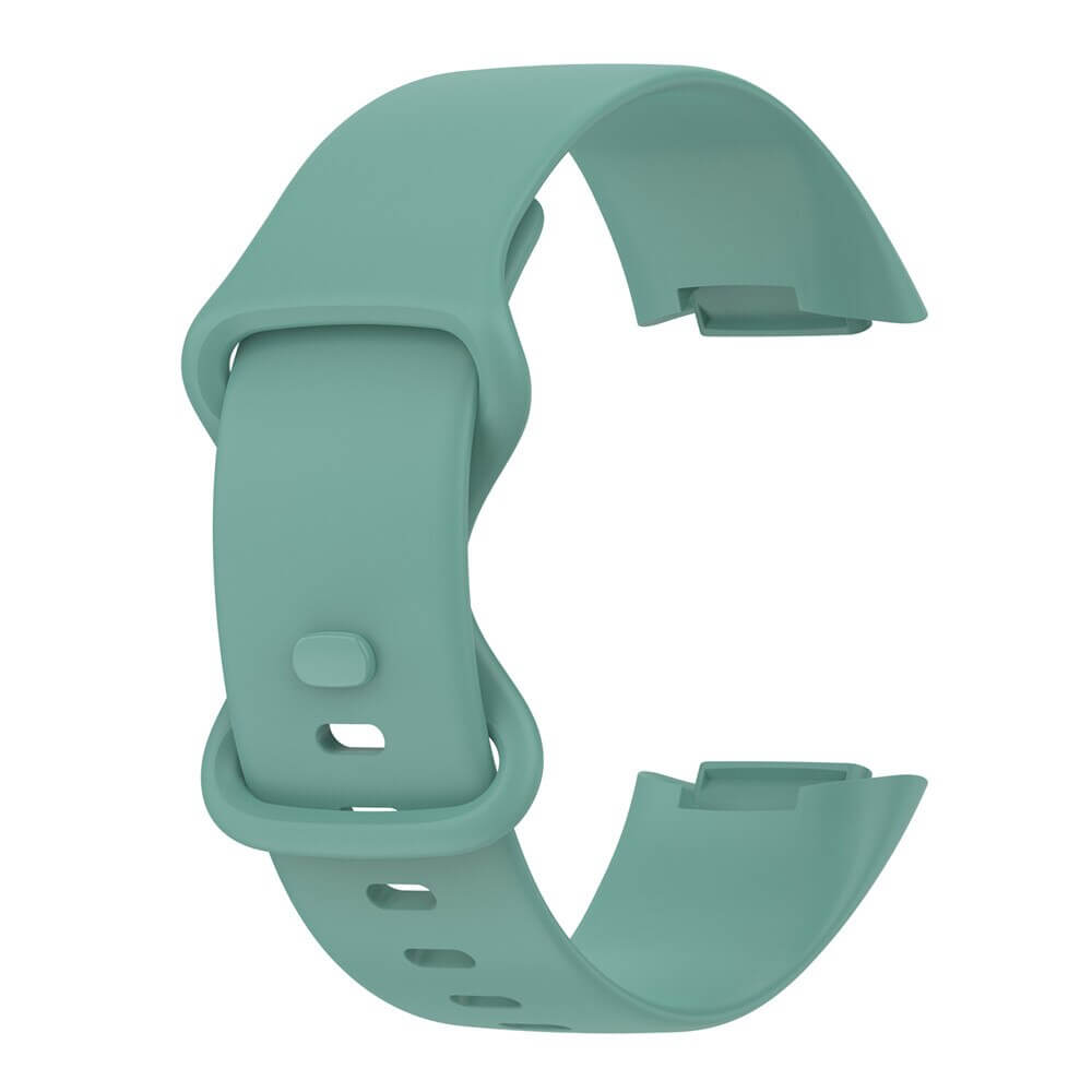 Bratara siliconica Edman pentru Fitbit Charge 5/6, marimea S, Verde