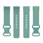 Bratara siliconica Edman pentru Fitbit Charge 5/6, marimea S, Verde