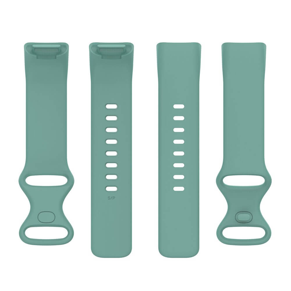 Bratara siliconica Edman pentru Fitbit Charge 5/6, marimea S, Verde
