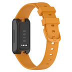Curea Edman compatibila Fitbit Inspire 3, marimea S, Orange