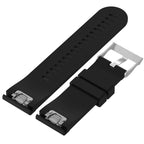 Curea Edman compatibila Garmin Fenix 6X / 6x pro solar / 5x / 5x Puls / Fenix 3 / 3 HR / 3 sapphire / D2 Bravo / Quaitx3 / Tactix Bravo / Descent Mk1, 26 mm, Negru