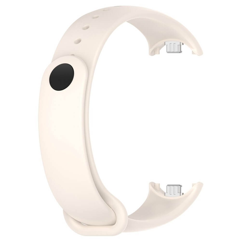 Curea Edman compatibila Xiaomi Smart Band 8/Smart Band 9/Smart Band 10, Lunar White