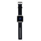 Bratara siliconica Edman pentru Fitbit Blaze, marimea L, Negru