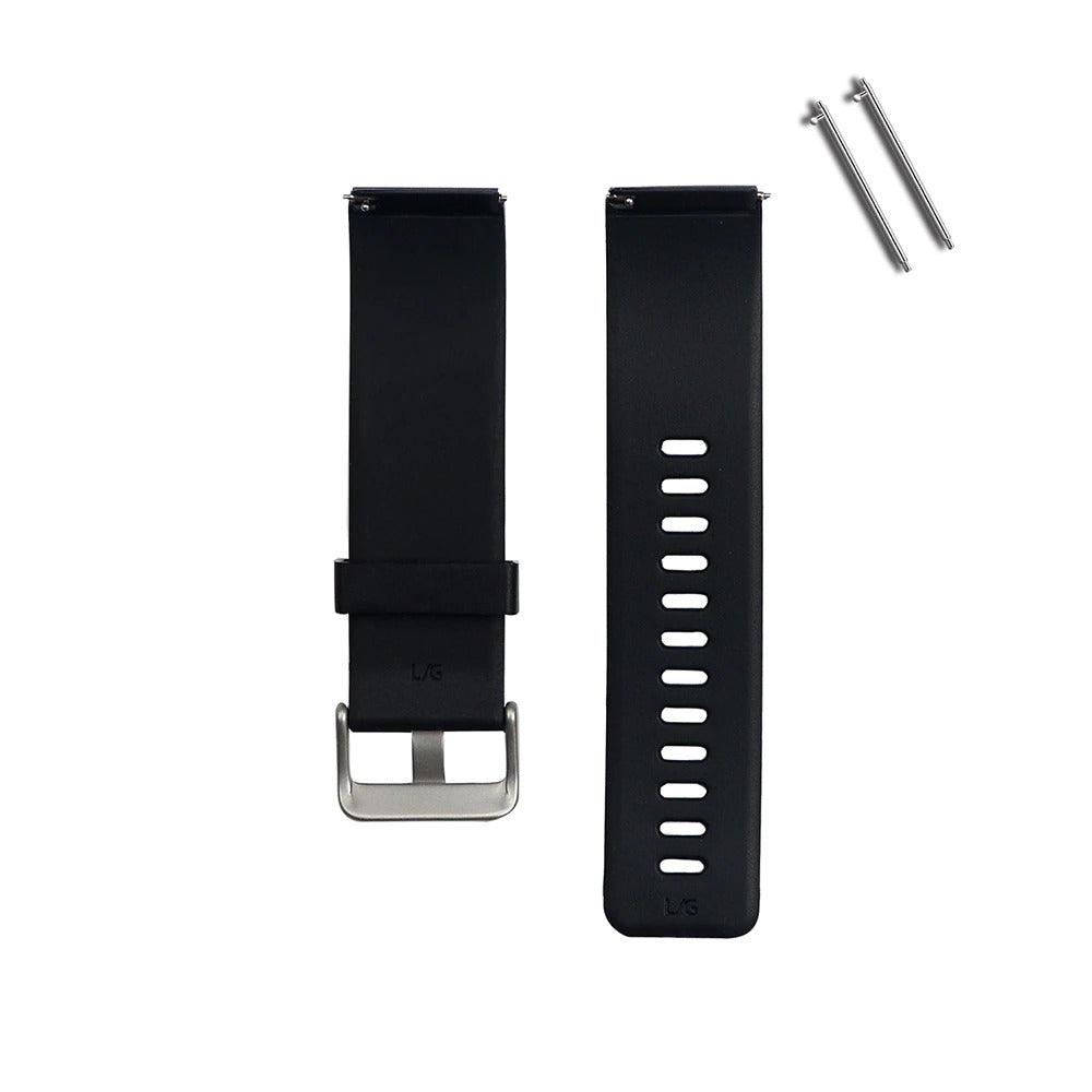 Bratara siliconica Edman pentru Fitbit Blaze, marimea L, Negru