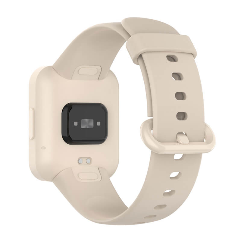 Curea bratara Edman pentru Xiaomi Mi Watch 2 Lite, Redmi watch 2, Alb Ivory