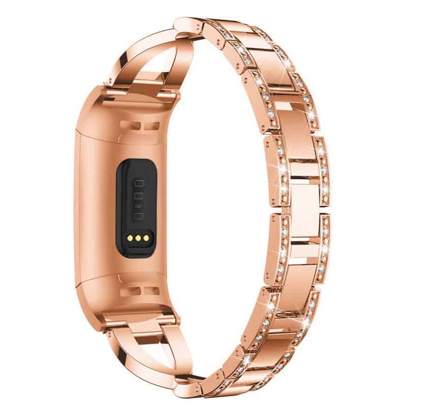 Curea bratara metalica Edman luxury pentru Fitbit Charge 3