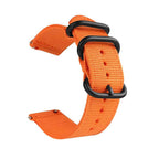 Curea de schimb Edman universala, 20mm, material textil, Portocaliu
