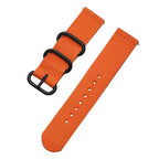 Curea de schimb Edman universala, 20mm, material textil, Portocaliu