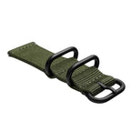 Curea de schimb Edman universala, 20mm, material textil, Verde