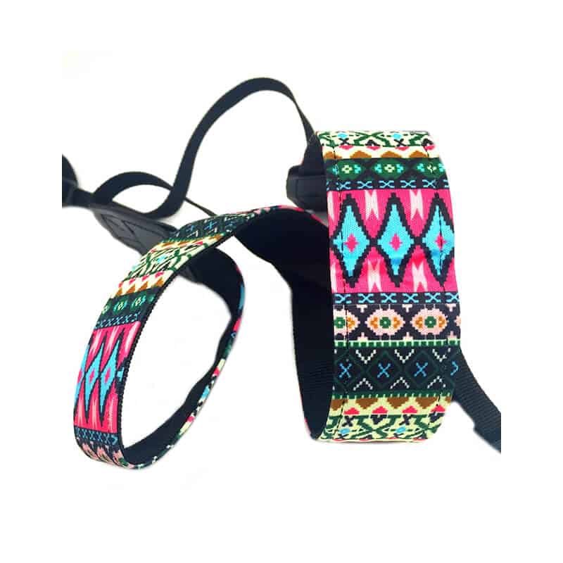 Curea de umar/gat Edman SLR2 pentru aparate foto DSLR, 75cm, multicolor 2