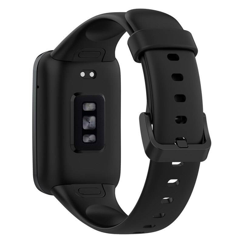 Curea siliconica Edman pentru Xiaomi Mi Band 7 Pro, Negru