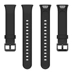 Curea siliconica Edman pentru Xiaomi Mi Band 7 Pro, Negru