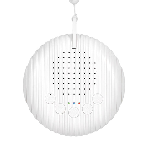Edman A2 white noise machine, 10 soothing sounds for children and adults, portable, timer, 24h battery life, rechargeable, White