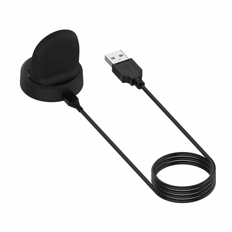 Dock incarcare smartwatch Edman pentru Samsung Galaxy Watch Active 1/2/3, Galaxy Watch 3/4/5, suport magnetic, incarcator ceas, Negru