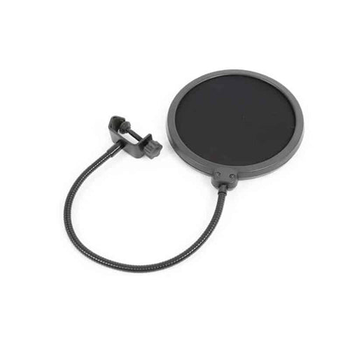 Bonnette anti-vent en mousse pour micro professionnel, Noir