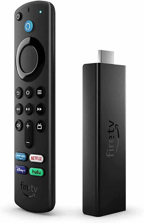 Amazon Fire TV Stick 4K with Alexa Voice Remote (TV remote included), Dolby Vision, Black