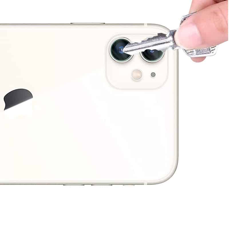 Folie protectie camera Edman pentru iPhone 11