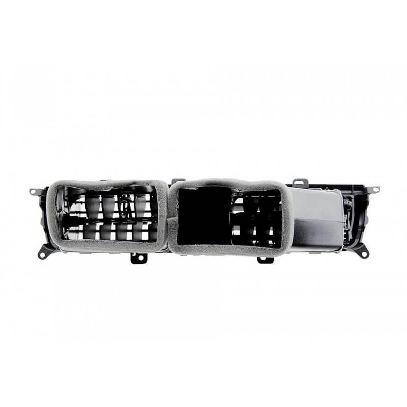 Grila ventilare interior centrala completa MOTOR10 BMW Seria 5 F10/F11, cromat, 64229209136, Negru