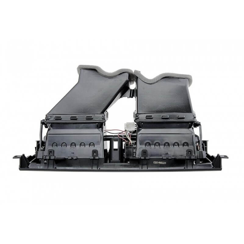 Grila ventilare interior centrala completa MOTOR10 BMW Seria 5 F10/F11, cromat, 64229209136, Negru