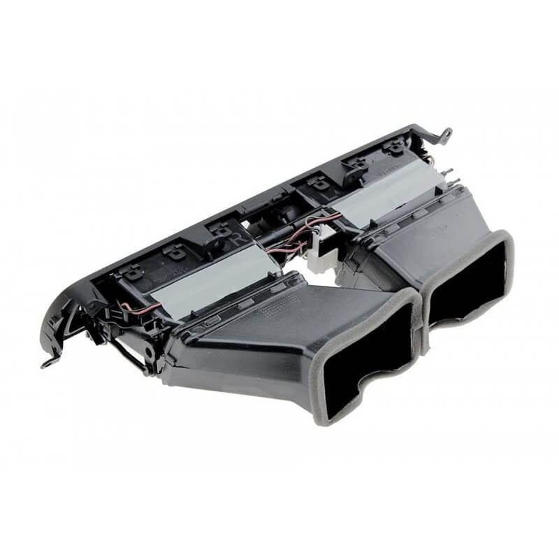 Grila ventilare interior centrala completa MOTOR10 BMW Seria 5 F10/F11, cromat, 64229209136, Negru
