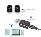 Adaptor Emitator/Receptor Edman BKTV Bluetooth 5, DAC 2 in 1, intrare AUX, iesire audio, jack 3.5 mm