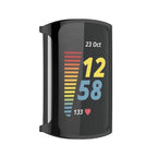 Husa Siliconica Edman pentru Fitbit Charge 5, Negru