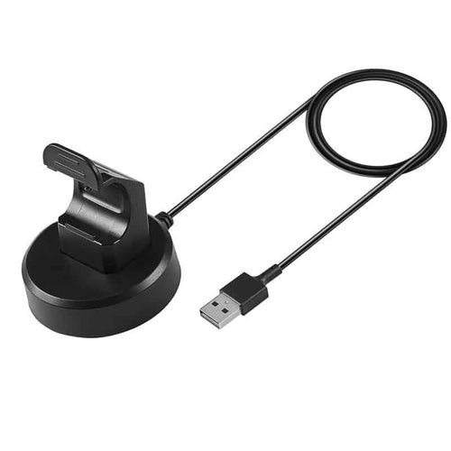 Base de carga Edman para Fitbit Charge 3 / 4 con USB, negro