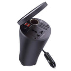 Invertor curent Edman M220 de la 12V la 220V 150W, 2xUSB 4800mA, priza auto DC 12V si AC 220V